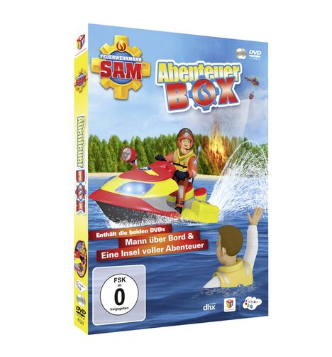 Feuerwehrmann Sam - Abenteuer Box, 2 DVDs