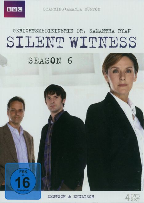 Silent Witness Season 6: Gerichtsmedizinerin Samantha Ryan, 3 DVDs