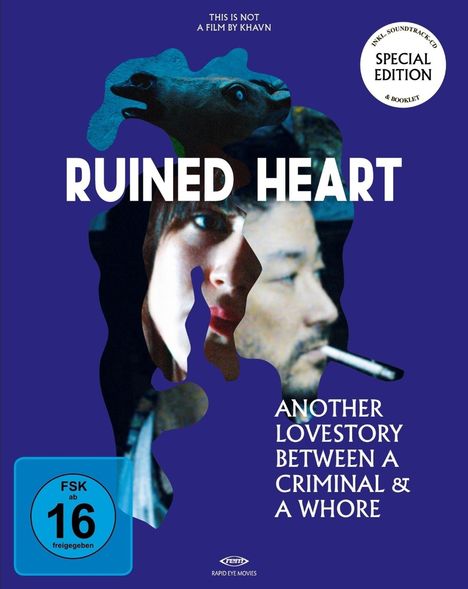 Ruined Heart - Another Lovestory between a criminal and a whore (Blu-ray), 1 Blu-ray Disc und 1 CD