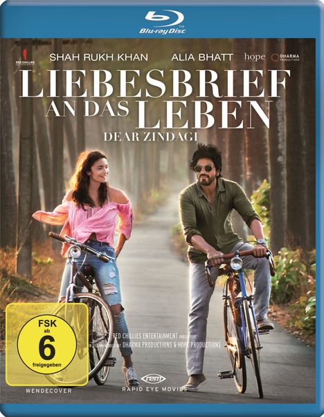 Dear Zindagi - Liebesbrief an das Leben (Blu-ray), Blu-ray Disc