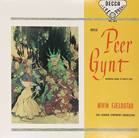 Edvard Grieg (1843-1907): Peer Gynt op.23 (Ausz.) (180g), LP