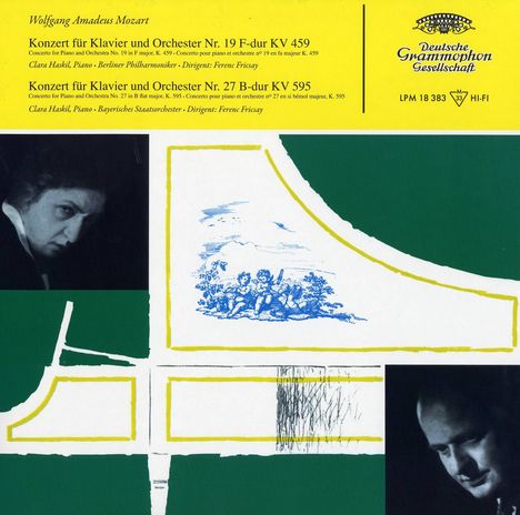 Wolfgang Amadeus Mozart (1756-1791): Klavierkonzerte Nr.19 &amp; 27 (180g), LP