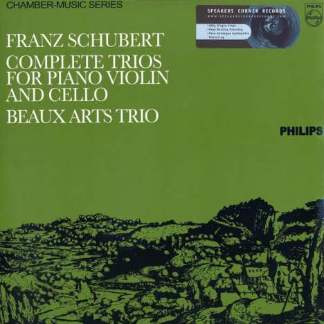 Franz Schubert (1797-1828): Klaviertrios Nr.1 &amp; 2 (180g), 2 LPs