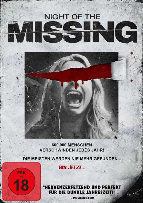 Night of the Missing, DVD