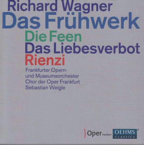 Richard Wagner (1813-1883): Das Frühwerk (3 frühe Opern), 9 CDs