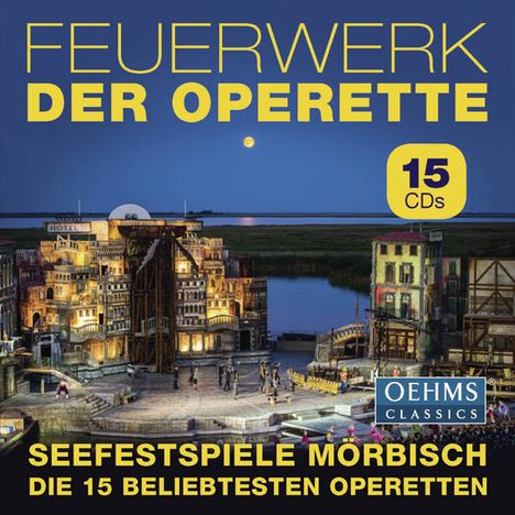 Feuerwerk der Operette - 15 Operetten der Seefestspiele Mörbisch, 15 CDs