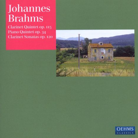 Johannes Brahms (1833-1897): Klarinettenquintett op.115, 2 CDs