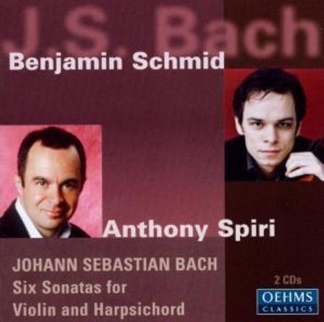 Johann Sebastian Bach (1685-1750): Sonaten für Violine &amp; Cembalo BWV 1014-1019,1021,1023, 2 CDs