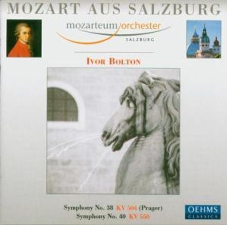 Wolfgang Amadeus Mozart (1756-1791): Symphonien Nr.38 &amp; 40, CD