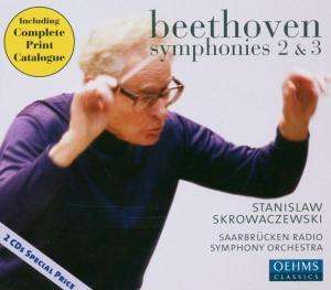 Ludwig van Beethoven (1770-1827): Symphonien Nr.2 &amp; 3, 2 CDs