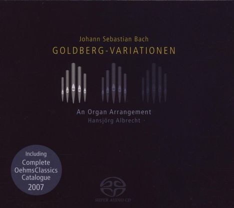 Johann Sebastian Bach (1685-1750): Goldberg-Variationen BWV 988 für Orgel, Super Audio CD