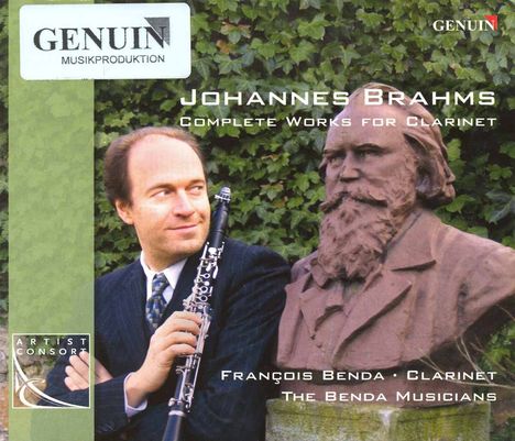 Johannes Brahms (1833-1897): Klarinettenquintett op.115, 2 CDs