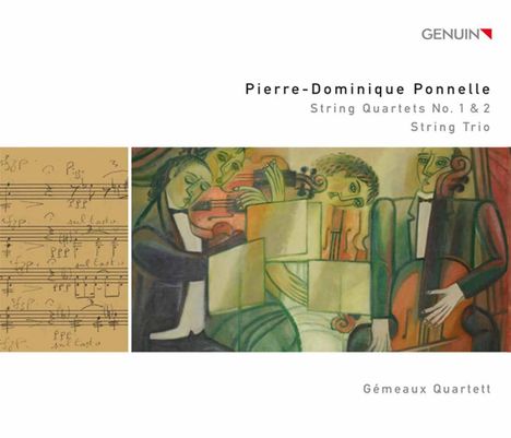 Pierre-Dominique Ponnelle (geb. 1957): Streichquartette Nr.1 &amp; 2, CD