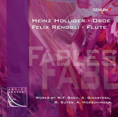 Heinz Holliger &amp; Felix Renggli - Duette für Oboe &amp; Flöte, CD