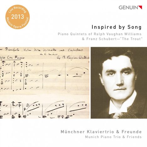 Inspired by Song - Klavierquintette von Vaughan Williams &amp; Schubert, CD