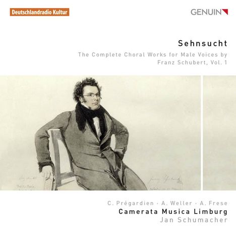 Franz Schubert (1797-1828): Sämtliche Chorwerke für Männerchor Vol.1 "Sehnsucht", CD