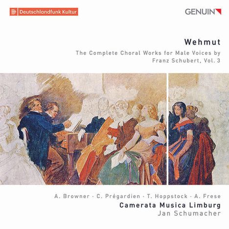 Franz Schubert (1797-1828): Sämtliche Chorwerke für Männerchor Vol.3 "Wehmut", CD