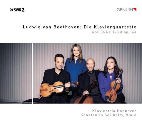 Ludwig van Beethoven (1770-1827): Klavierquartette WoO 36 Nr.1-3, CD