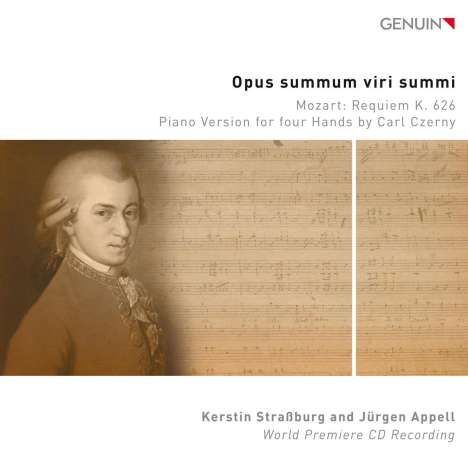 Wolfgang Amadeus Mozart (1756-1791): Requiem KV 626 für Klavier 4-händig in der Fassung von Carl Czerny, CD