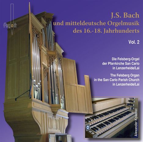 Alexander Koschel - Bach &amp; mitteldeutsche Orgelmusik Vol.2, CD