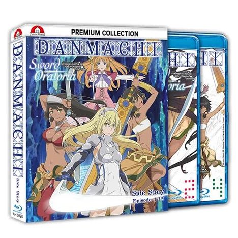 DanMachi - Is It Wrong to Try to Pick Up Girls in a Dungeon? Sword Oratoria (Gesamtausgabe) (Blu-ray), 4 Blu-ray Discs