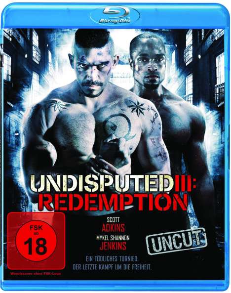 Undisputed III: Redemption (Uncut) (Blu-ray), Blu-ray Disc