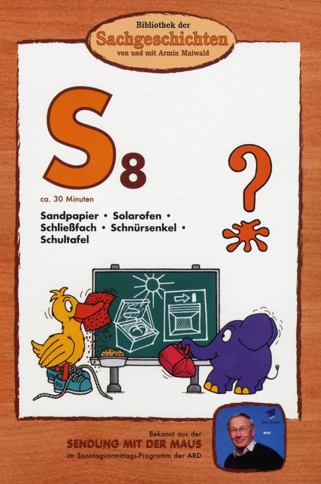 Bibliothek der Sachgeschichten - S8 (Sandpapier-Schultafel), DVD