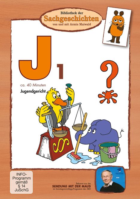 Bibliothek der Sachgeschichten - J1 (Jugendgericht), DVD