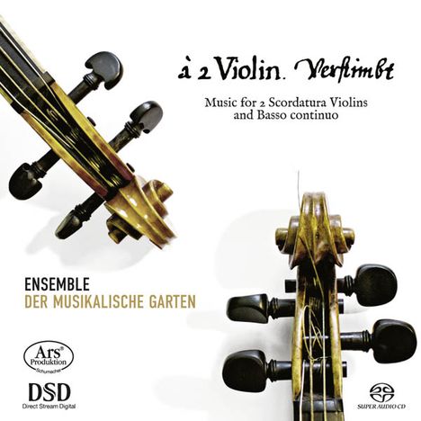 a 2 Violin. verstimbt - Musik für 2 skordierte Violinen &amp; Bc, Super Audio CD