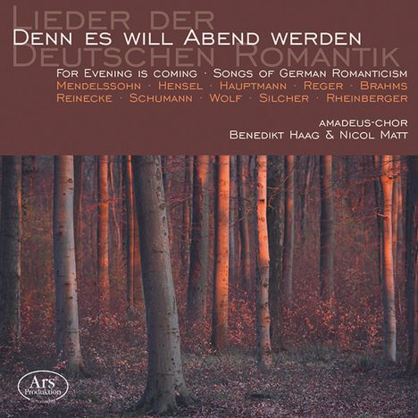 Amadeus-Chor - Denn es will Abend werden, CD