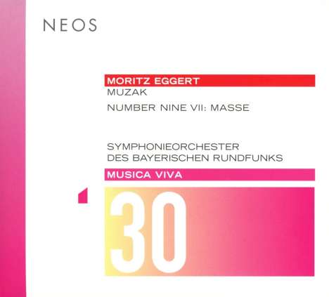 Moritz Eggert (geb. 1965): Muzak für Stimme &amp; Orchester, Super Audio CD