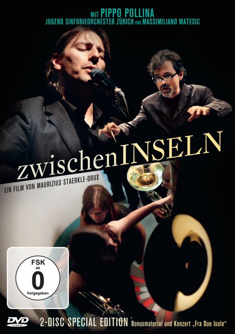 Pippo Pollina: Zwischen Inseln / Fra Due Isole (Konzert)   (Special Edition), 2 DVDs