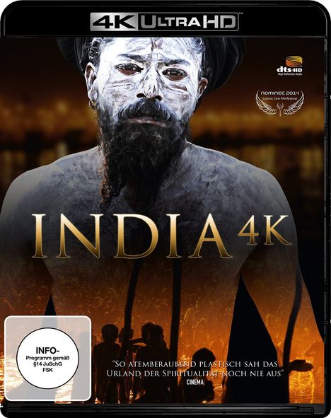 Fascinating India (Ultra HD Blu-ray &amp; 3D Blu-ray), 1 Ultra HD Blu-ray und 1 Blu-ray Disc