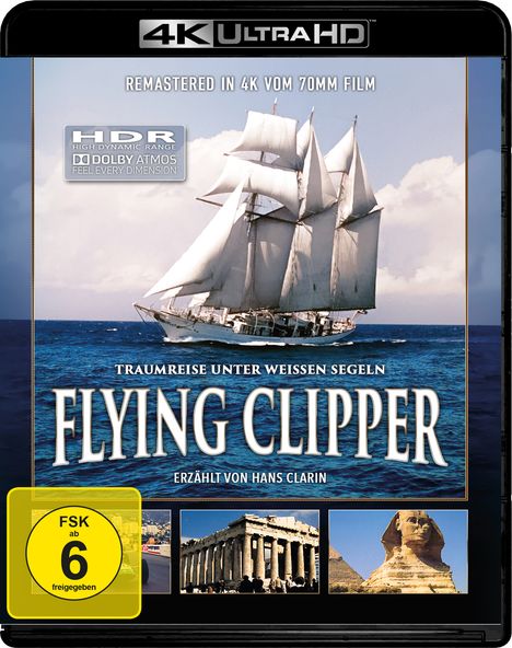 Flying Clipper - Traumreise unter weißen Segeln (Ultra HD Blu-ray), Ultra HD Blu-ray