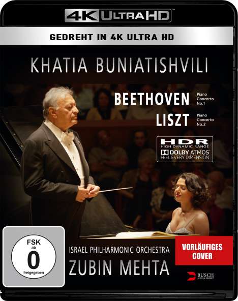 Khatia Buniatishvili - Live in Tel Aviv (4K Ultra HD), Ultra HD Blu-ray