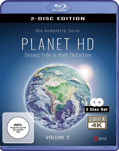 Planet HD - Unsere Erde in High Definition Vol. 2 (Blu-ray), 2 Blu-ray Discs