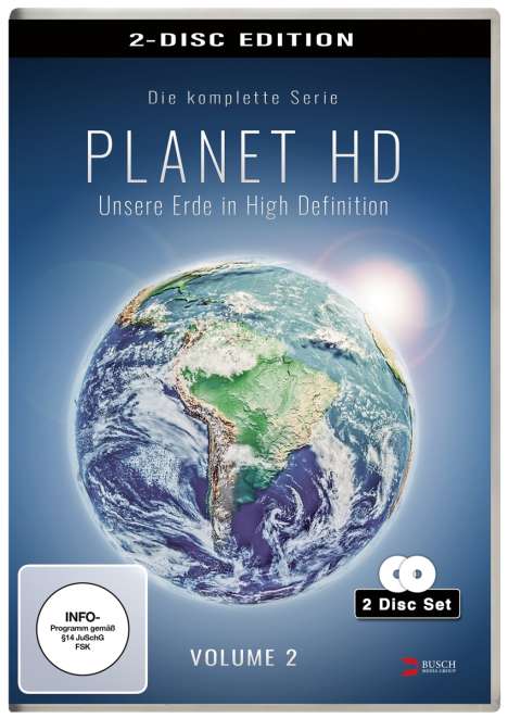 Planet HD - Unsere Erde in High Definition Vol. 2, 2 DVDs