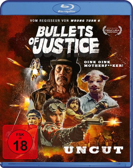 Bullets of Justice (Blu-ray), Blu-ray Disc