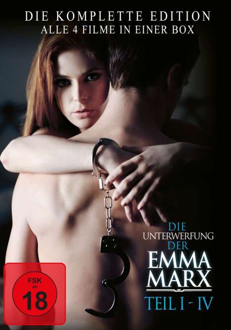 Die Unterwerfung der Emma Marx - Teil I bis IV (Die komplette Edition), 4 DVDs