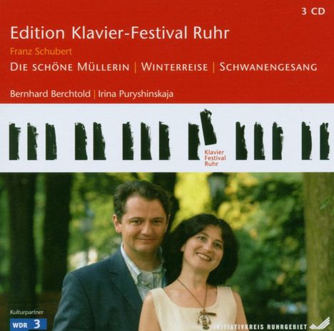 Edition Klavier-Festival Ruhr Vol.12 - Die schöne Müllerin / Winterreise / Schwanengesang, 3 CDs