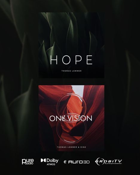 Thomas Lemmer: Hope/One Vision, Blu-ray Audio