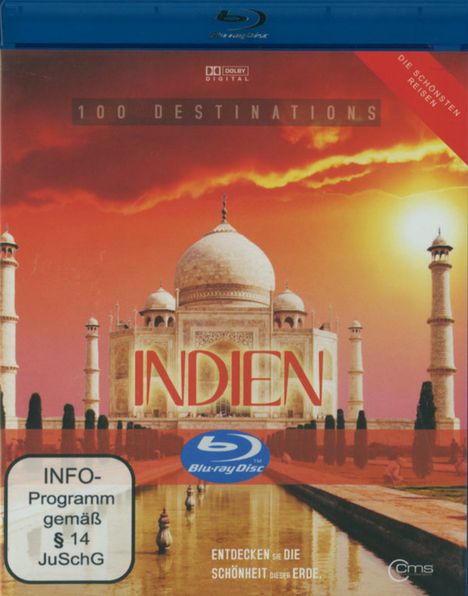 100 Destinations: Indien (Blu-ray), Blu-ray Disc