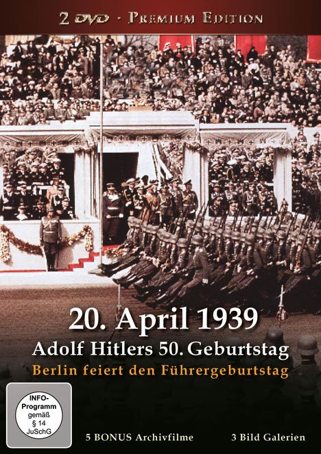 20. April 1939 - Adolf Hitler 50. Geburtstag, 2 DVDs