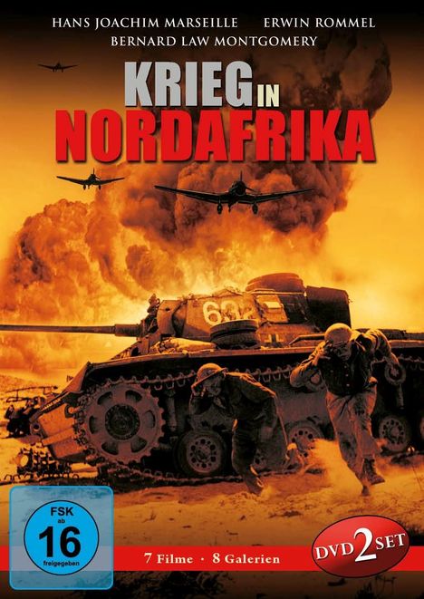 Krieg in Nordafrika, 2 DVDs
