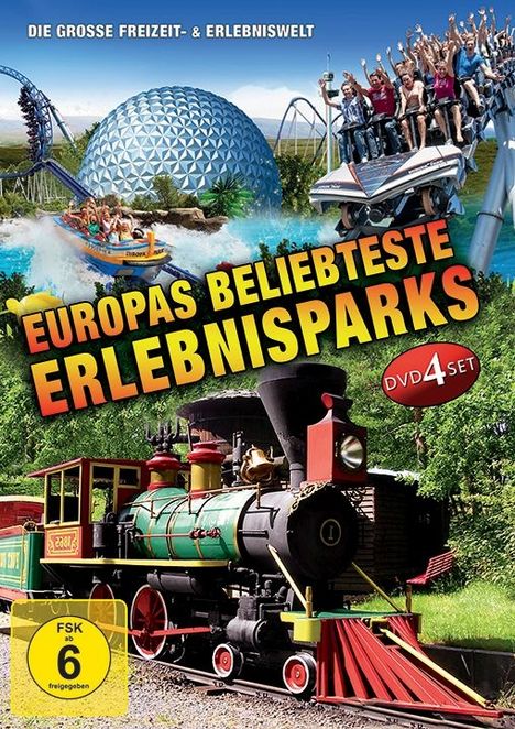 Europas beliebteste Erlebnisparks, 4 DVDs