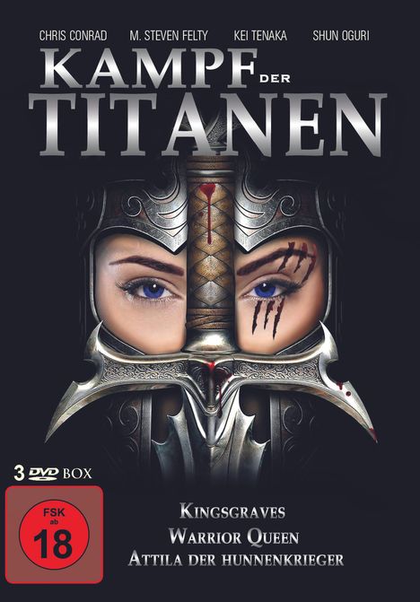 Kampf der Titanen (3 Filme), 3 DVDs