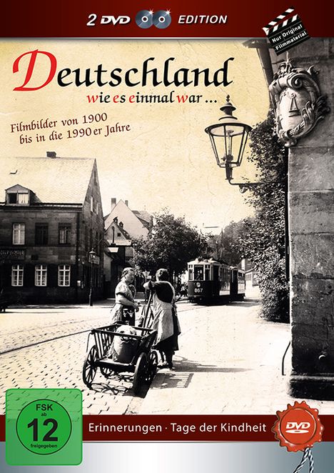 Deutschland, wie es einmal war... Filmbilder von 1900 bis in die 1990er Jahre, 2 DVDs