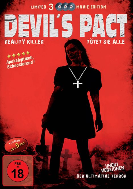 Devil's Pact, 3 DVDs