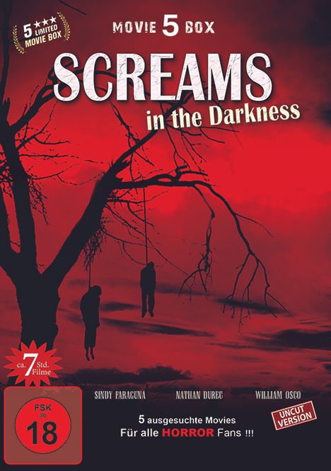 Screams in the Darkness (5 Filme auf 3 DVDs), 3 DVDs