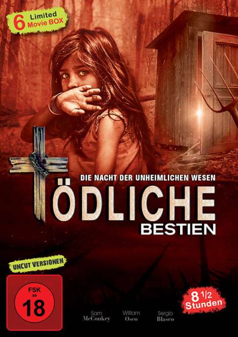 Tödliche Bestien (6 Filme), 6 DVDs